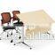 Commercial office furniture stainless steel metal training table workstation