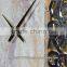 Designer clocks, latest and unique wall clock, decorative wall clock with chrome plated acrylic numbers