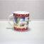 Liling 12oz white bone china mugs christmas