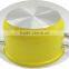 Low cost yellow painting exterior stainless steel pot kitchen utensil