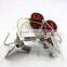 Factory Supply Yellow Round Metal Suspender Clips For Clothing From China