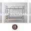 Adult Heavy Duty Wronght Iron Steel Metal Bunk Bed