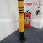 High Quality Warning Post Yellow & Black Stainless Steel