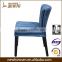 Stripe low back dining chair for restaurant