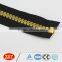 high quality black tape gold teeth open end plastic zipper