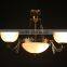 popular classical glass ball decorative fixture ceiling lamps with traditional metal