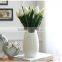 Table White vase with artificial tulip flower Fashional home decor