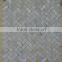 Herringbone Pattern Convex freshwater shell mosaic with joints