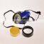 2016 cheap chemical respirator gas mask for sale smoking gas mask half face respirator, single cartridge, face mask for sales