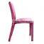 fabric upholstery iron base dining chair