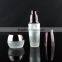 luxury cosmetic package body lotion glass bottle glass jar for cream