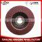 aluminum oxide abrasive flap wheel, sanding cloth flap disc