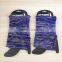 Blue Leg Warmers, Knitted Boot Cuffs, Short Boot Socks, Thick Warm Womens Leg Warmers
