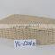 Eco-friendly recycled special design paper weaving basket wholesale
