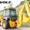 China new model 4WD mini backhoe loader with price for sale