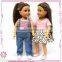 Professional factory oem you me doll clothes, Twins doll clothes