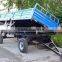 Hot Sale CE Approved 6 Ton Double Axle Tipping Trailer for Truck Quality Choice