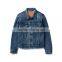 whole price men high quality denim slim blue wash long sleeve out coat outwear jeans jacket