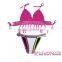 Dear-lover Womens Solid Double Strap One Piece Swimsuit Cover Ups Swimdress