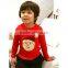 Hot sale baby girl cotton t-shirt, long sleeve children christmas printed kids t shirt clothes 2015