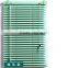 Home decorative waterproof wrought iron shutters aluminium blinds