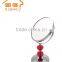 Acrylic decorative compact makeup mirror magnifying round mirror