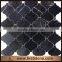 Hexagon black nero marquina marble mosaic
