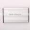 Hot sale USB2.0 2.5 Inch Aluminum HDD External Enclosure Case for 2.5" SATA Hard Disk 1TB
