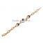 Unique Interphase Gold Beading Bracelet with women gold bracelets 18k Tin Alloy