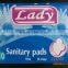 Fujian manufacturer disposable cheap cotton anion sanitary pads for women use