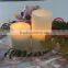ivory WAX 3 inch height flicker led pillar candles