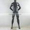 Female Running sport mannequin muscle mannequin without head matt balck