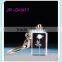 Fashion Engraving Glass Photo Keychain For Holiday Souvenirs Quality Choice