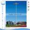 Hot-dip galvanized then powder coating Q235 30m high mast lighting pole LED /Metal halide light