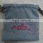 pink recycled cotton gift bag with logo