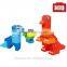 plastic animal kids bricks intellect dinosaur blocks toys