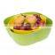 food grade pp plastic draining basket fruit basket or washing basin