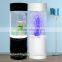 Customized acrylic cylinder aquarium, glass cylinder aquarium