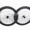 2016 New U shape 60mm x 23mm clincher carbon fiber wheelset for road racing with DT 240S hub and Sapim cx-ray areo spokes