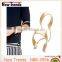 Fashion style gold chain wide open cuff bracelet wholesale