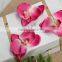 Wedding party artificial orchid flower head silk cloth flower head                        
                                                Quality Choice