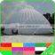 Inflatable tent in white with LED lighting