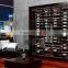 wine display shelf cabinet wine bottle display rack wooden wire display