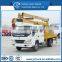 Foton 16M high lift hydraulic truck with hand pallet, aerial platform working truck for sale