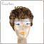 100% Brazilian virgin human hair wig, short curly style front lace wig from Ceres factory