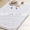 100% cotton hotel quality floor mat with jacquard