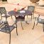Hot sale! SH213 Cast Aluminum outdoor furniture round five piece dining tables