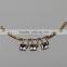 New gold metal jewelry trim Neckline decorate for colthing