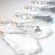 6.28 -7 20 Asfour Chandelier Crystals 63mm French Cut Shabby Chic Lamp Parts Supplies Clear Glass Prisms Baroque