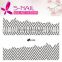 2016 Wholesale Free Samples French Black Colored Lace Design Water Transfer Nail Art stickers Nail Art Sticker